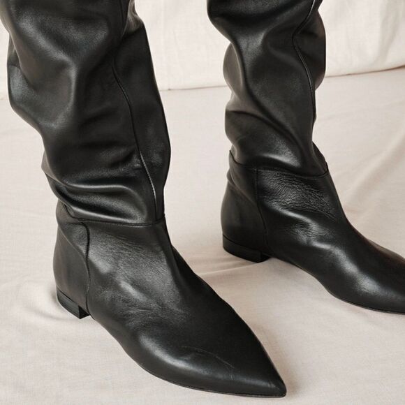 Free People Hawley Pointed Toe To-The-Knee Boot. - Picture 3 of 4